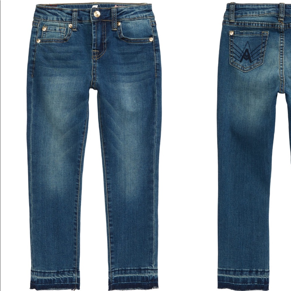 7 for All Mankind Ankle Released Hem Skinny Jeans